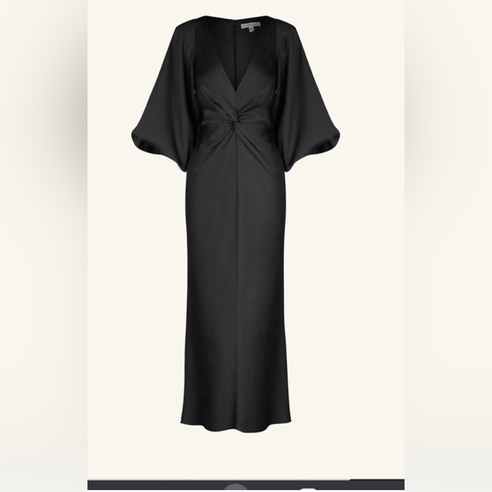 Shona Joy Black Long Sleeve Dress